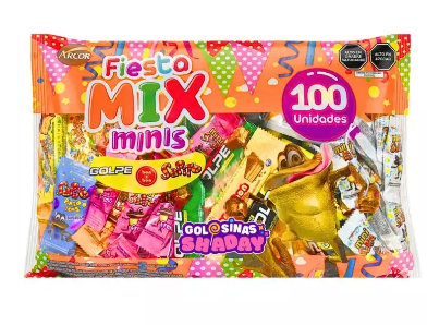 Fiesta Mix Minis Arcor x 100 UND